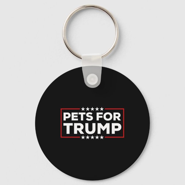 Pets For Trump Make Pets Safe Again  Key Ring (Front)
