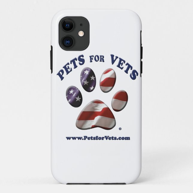 Pets for Vets phone case (Back)