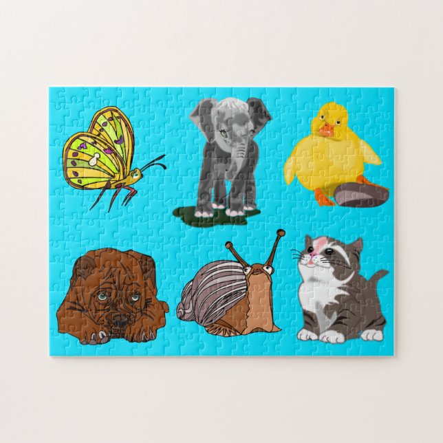 Pets Friends Jigsaw Puzzle Gift (Horizontal)
