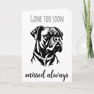 pets loss of dog sympathy cards