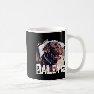 Pets Simple Modern Cool Nge Name And Photo  Coffee Mug