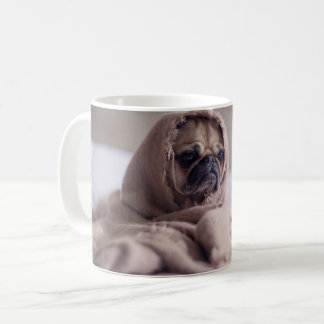 Pet's Simple Modern Cool Typography Name and Photo Coffee Mug