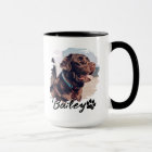 Pet's Simple Modern Cool Typography Name and Photo