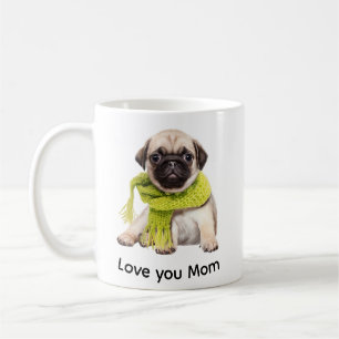 Pet's Simple Modern  Custom Photo Text  Coffee Mug