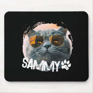Pets Simple Modern Nge Cool Name And Photo Mouse Pad