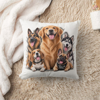 Pet's Simple Throw Pillow