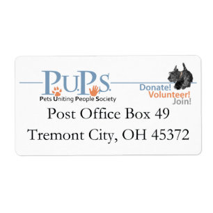 Pets Uniting People Society Labels