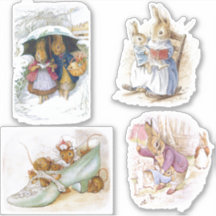 Petter Rabbit set sticker