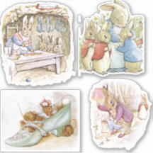 Petter Rabbit set sticker