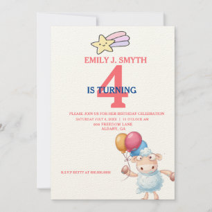 Petting Zoo Birthday Party Ideas, Birthday Party  Invitation