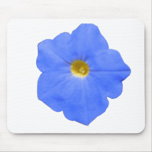 Petunia Blue and Yellow Mousepad