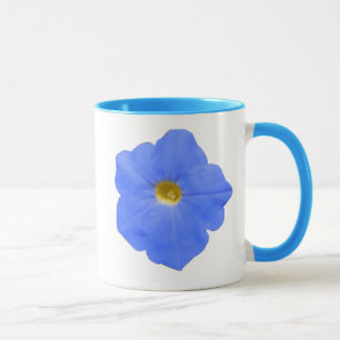 Petunia Blue and Yellow Mug