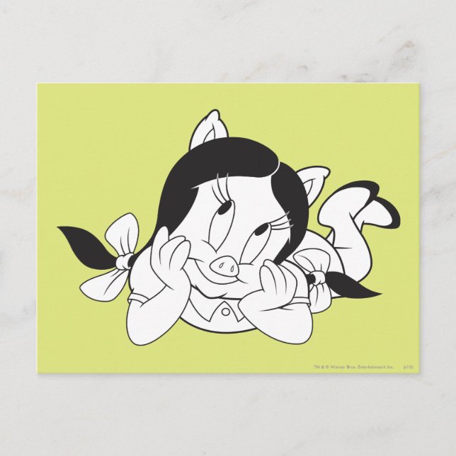 Petunia Dreaming Postcard (Front)