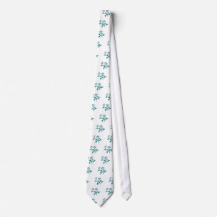 Petunia Flower Stylized Tie