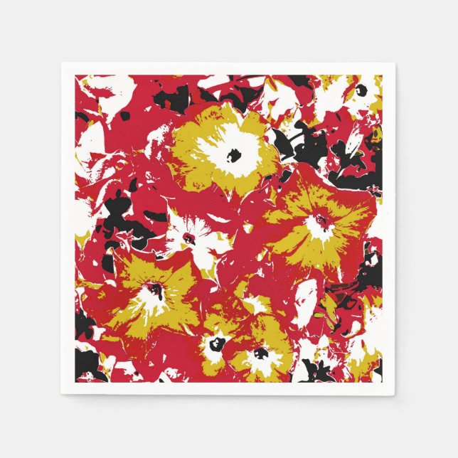 PETUNIA FLOWERS NAPKIN (Front)