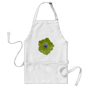 Petunia Green and Blue Apron
