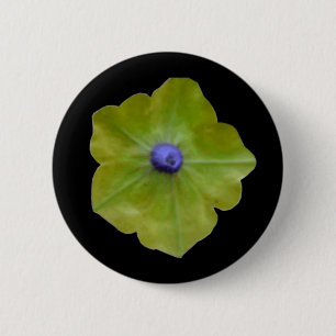 Petunia Green and Blue Button