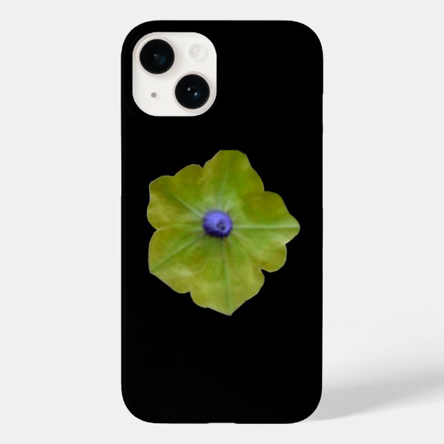 Petunia Green and Blue Case-Mate iPhone Case (Back)