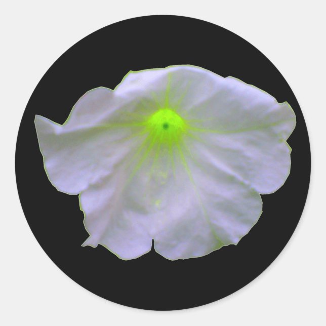 Petunia Green Glow Stickers (Front)