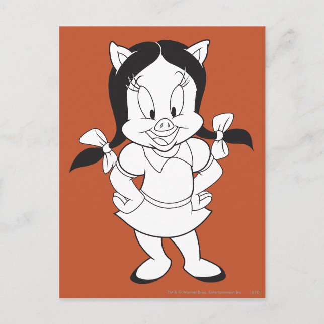 Petunia Posing Postcard (Front)