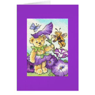 Petunia Teddy Blank Note