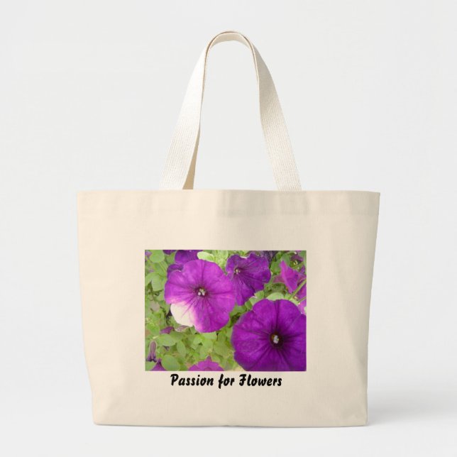 Petunia - totebag large tote bag (Front)