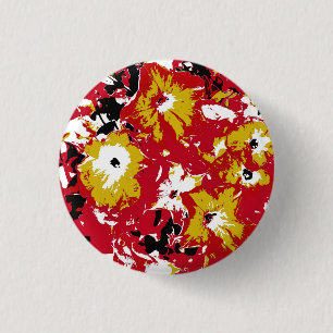 PETUNIAS 3 CM ROUND BADGE