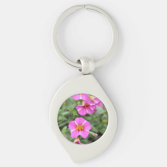 Petunias Key Ring (Front)