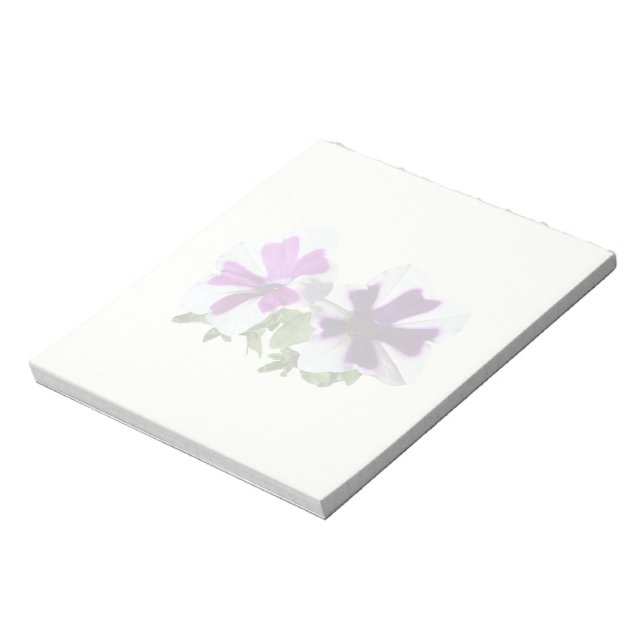 Petunias Standing Guard Notepad (Rotated)