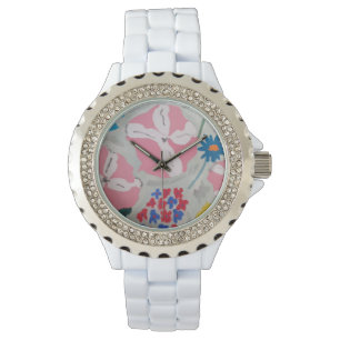 Petunias & Summer Flowers Ladies Watch