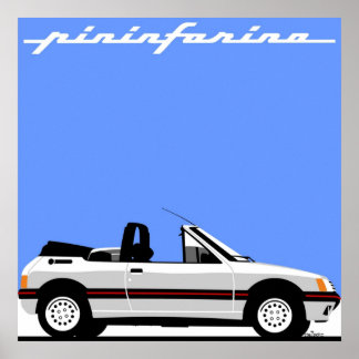 Peugeot 205 CTI Poster