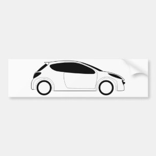 PEUGEOT 207 BUMPER STICKER