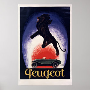 Peugeot Auto Poster - Vintage Poster Prints