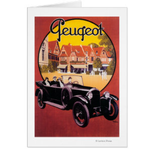 Peugeot Automobile Promotional Poster