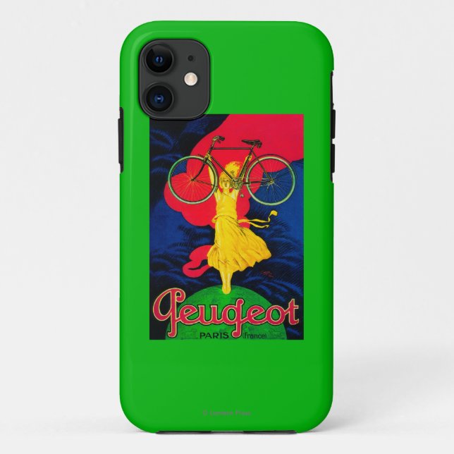 Peugeot Bicycle Vintage PosterEurope Case-Mate iPhone Case (Back)