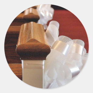 Pew Bows Classic Round Sticker