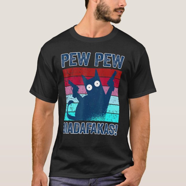 Pew Madafakas Cats Tops Summer Dresses Pyjamas Pew (Front)