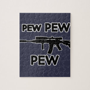 Pew pew gun jigsaw puzzle