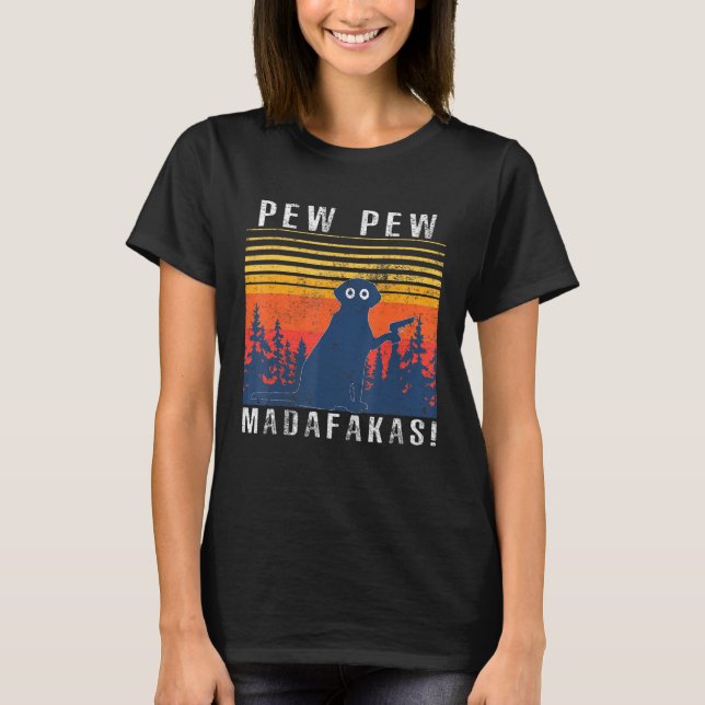 Pew Pew Madafakas - Labrador T-Shirt (Front)