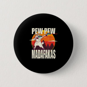 Pew Pew Madafakas Pew Pew Madafakas Goat 6 Cm Round Badge