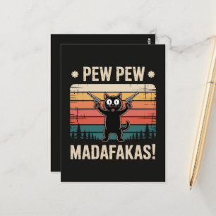 Pew Pew Madafakas Postcard