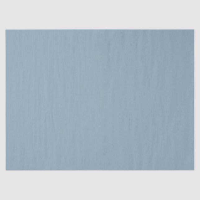 Pewter Blue Solid Colour Tissue Paper (Front)