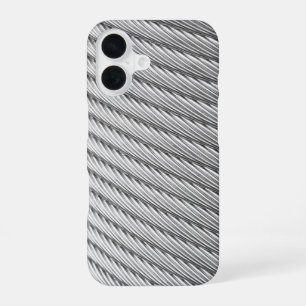 Pewter Braided Cable iPhone 16 Case