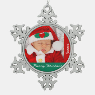 Pewter Christmas Ornaments With Baby