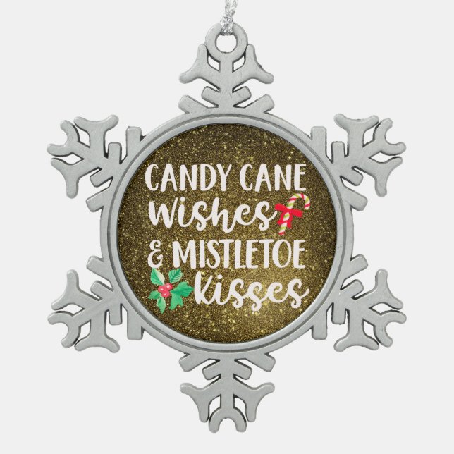 Pewter Memorial Ornament - Pet & Holiday Keepsake! (Front)