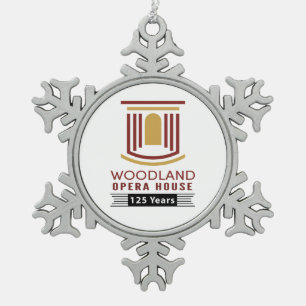 Pewter Snowflake 125th Anniversary Ornament