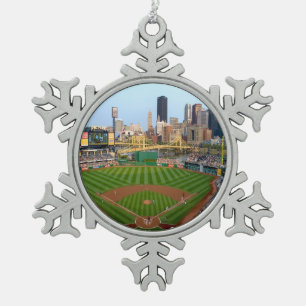 Pewter Snowflake Ornament PNC Park Pittsburgh