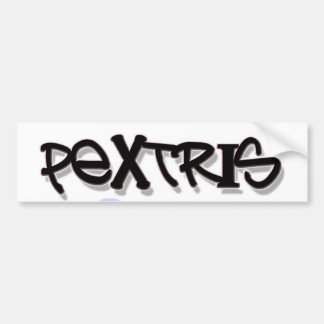 pextris bumper sticker