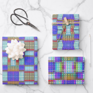 Peyote Stitch Mosaic Beading Tile Seamless Pattern Wrapping Paper Sheet