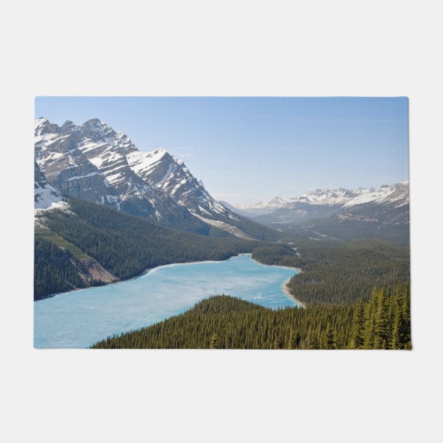 Peyto Lake - Banff National Park, Alberta, Canada Doormat (Front)